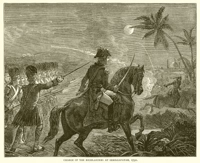 Seringapatam de Highlanders Şarj, 1792 by English School