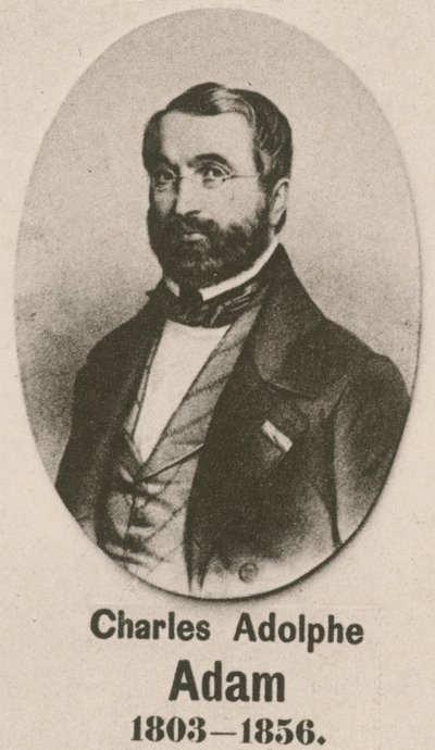 Charles Adolphe Adam (gravür) by English School