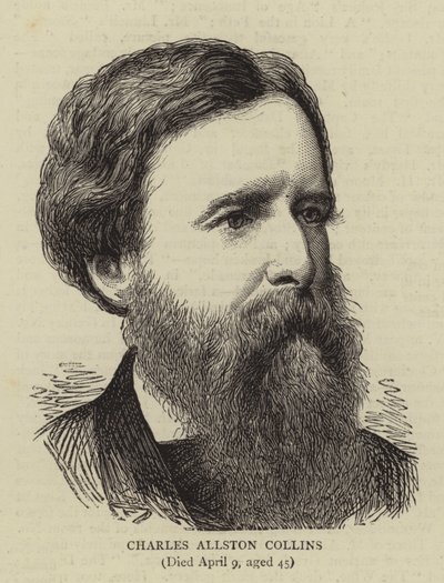 Charles Allston Collins (gravür) by English School
