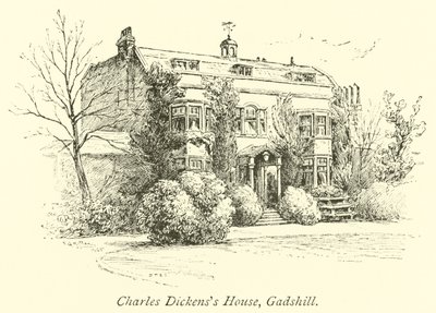 Charles Dickenss Evi, Gadshill by English School