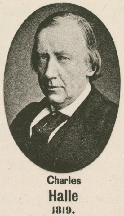 Charles Halle (gravür) by English School