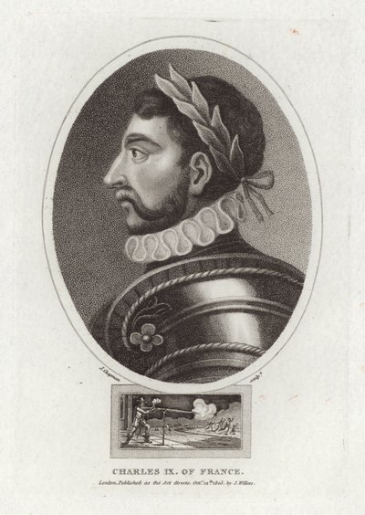 Fransa Charles IX by English School