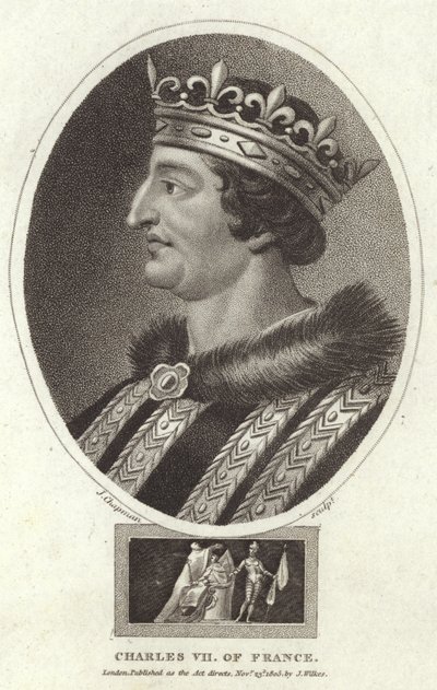 Fransa Charles VII by English School