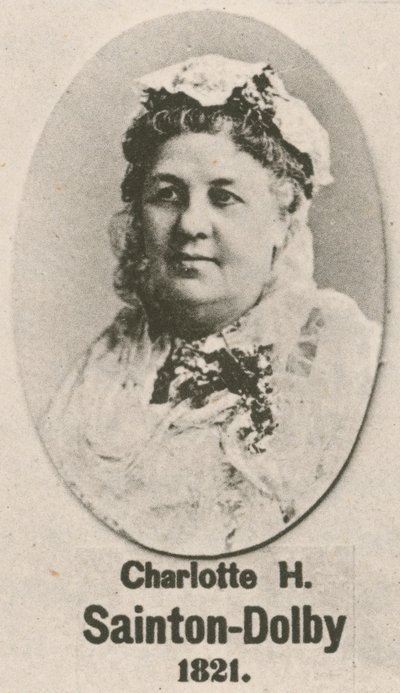 Charlotte H Sainton Dolby (gravür) by English School