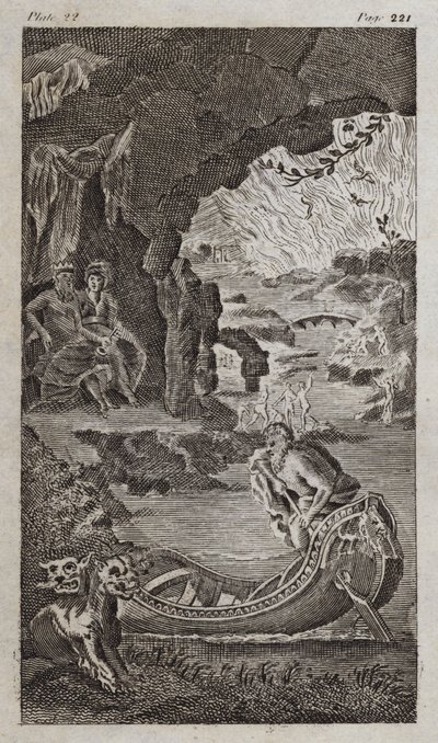 Charon (gravür) by English School