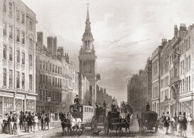 Cheapside, Londra, İngiltere by English School