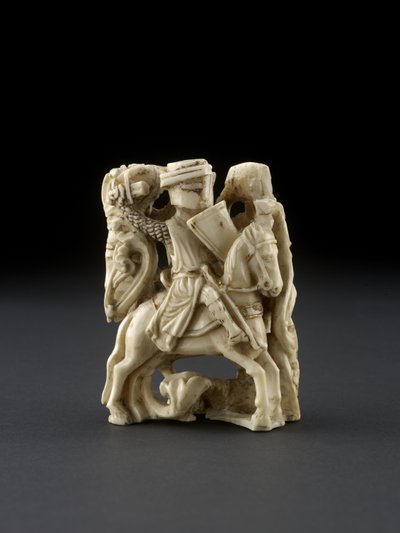 Chessman, muhtemelen 13. yüzyıl, by English School