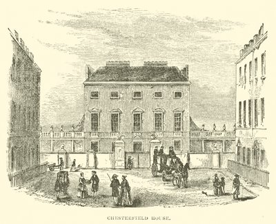 Chesterfield Evi (gravür) by English School