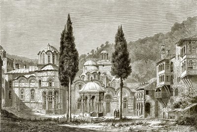 Kiliantari manastırının baş mahkemesi by English School