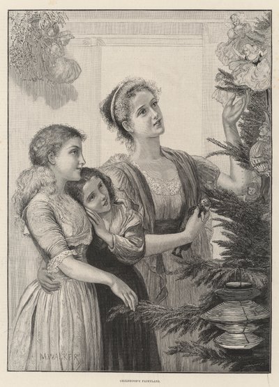 Çocukluğun Peri Ülkesi (gravür) by English School