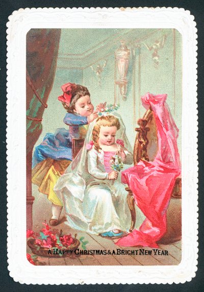 Giyinen çocuklar, Noel Kartı by English School