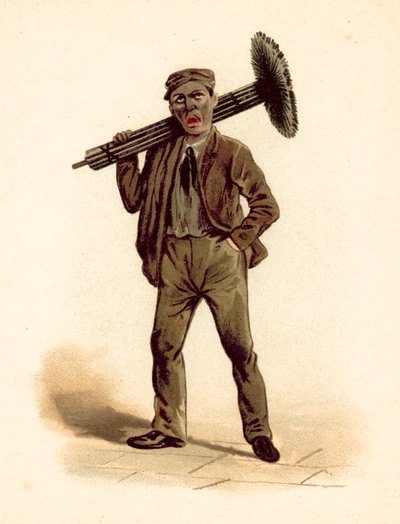 Baca Süpürgesi (chromolitho) by English School