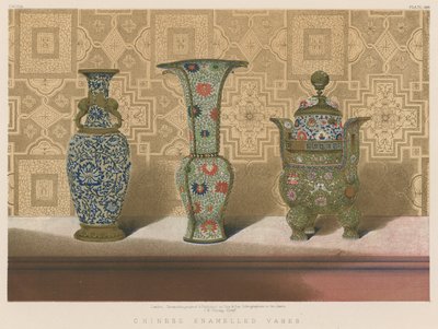 Çin Mineli Vazolar (kromolito) by English School