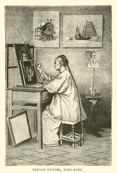 Çinli ressam, Hong Kong by English School