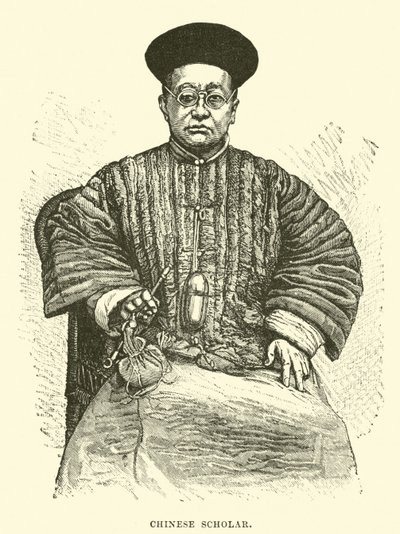 Çinli bilgin by English School