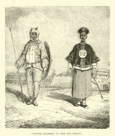 Eski okulun Çinli askerleri by English School