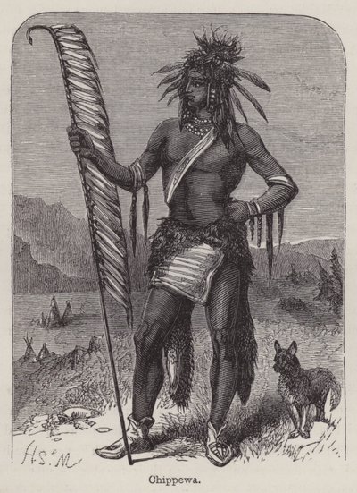 Chippewa (gravür) by English School