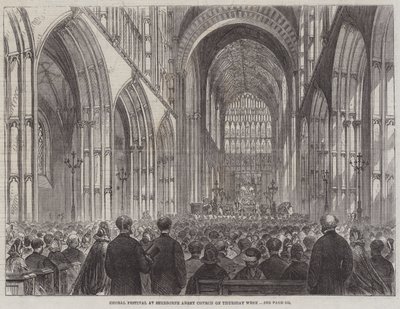 Perşembe Haftası Sherborne Abbey Kilisesi