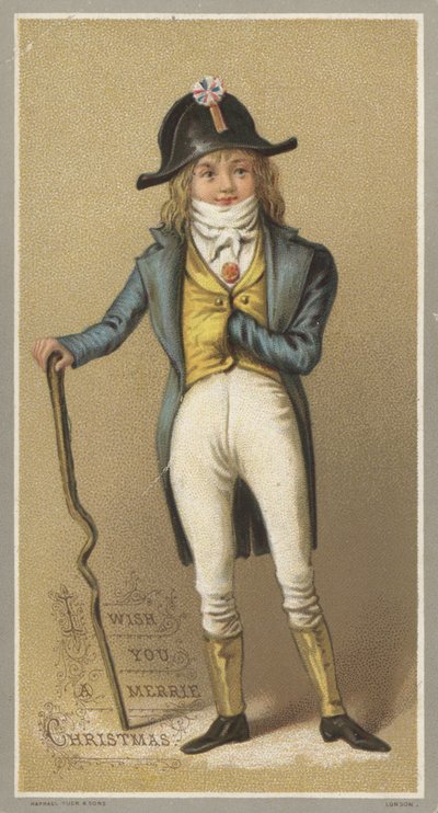 Noel kartı (chromolitho) by English School