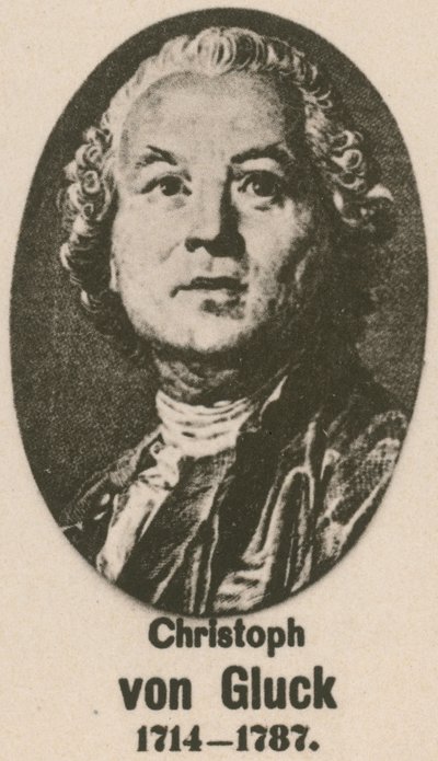 Christoph von Gluck (gravür) by English School