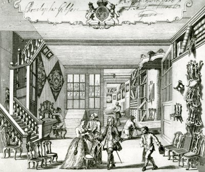 Christopher Gibson, mobilya üreticisi (gravür) by English School