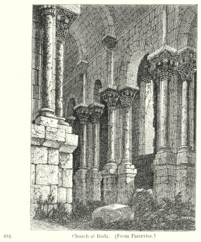 Roda Kilisesi (gravür) by English School