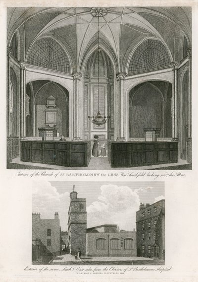 Aziz Bartholomew Az Kilisesi, Batı Smithfield by English School