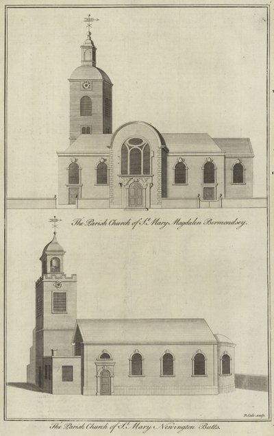 St Mary Magdalen Kilisesi, Bermondsey ve St Mary Kilisesi, Newington Butts by English School