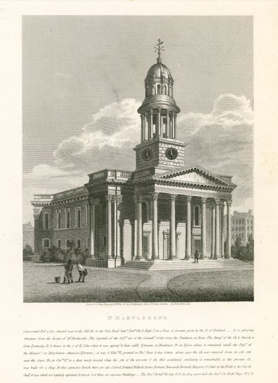St Marylebone Kilisesi, Londra by English School