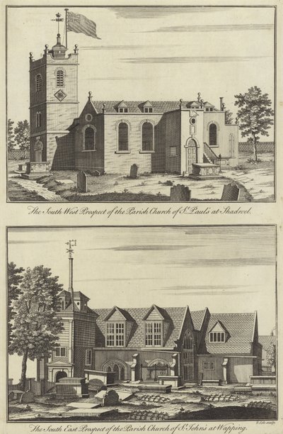 Aziz Paul Kilisesi, Shadwell ve Aziz John Kilisesi, Wapping by English School