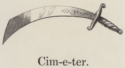 Cimeter (gravür) by English School