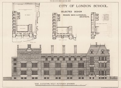 Londra Şehri Okulu; yan yükseklik by English School