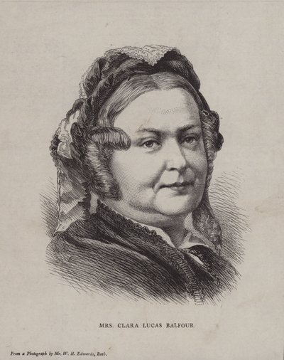 Clara Lucas Balfour, İngiliz ölçülülük savunucusu by English School