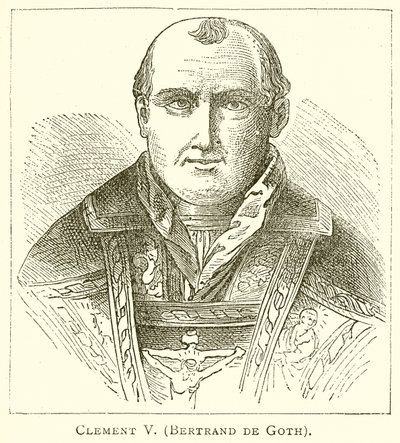 Clement V. (Bertrand de Got) by English School