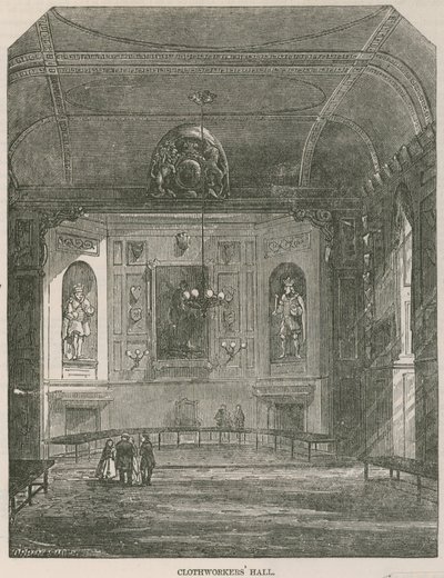Kumaş İşçileri Salonu, Londra by English School