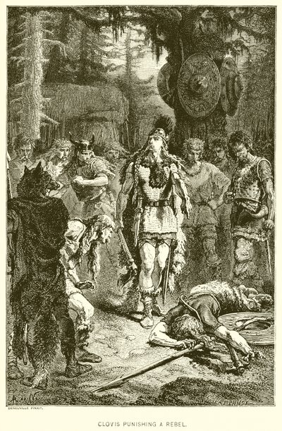 Bir Asiyi Cezalandıran Clovis by English School