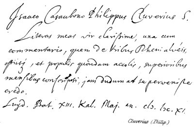 Cluverius (Philip) by English School