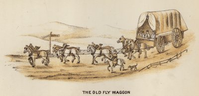 Koçlar ve Koçluk: The Old Fly Waggon (lito) by English School