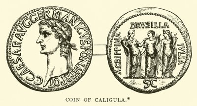 Caligula Madeni Parası by English School