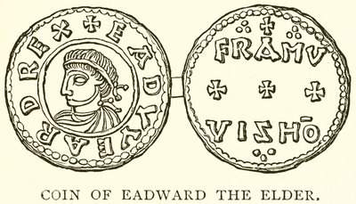 Yaşlı Eadward Madeni Parası by English School