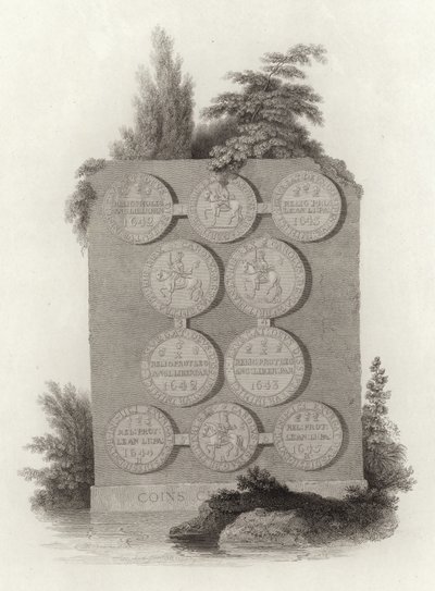 İngiliz İç Savaşı sırasında Kral I. Charles Sikkeleri by English School
