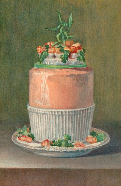 Soğuk Somon Sufle (renkli taş baskı) by English School