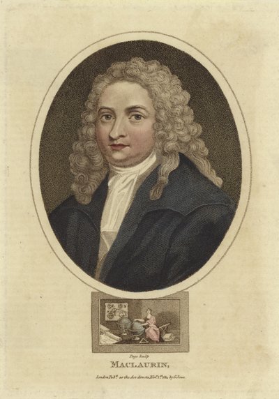 Colin MacLaurin (bakır gravür) by English School