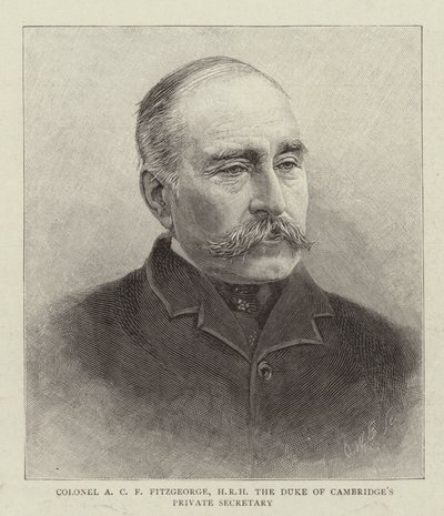 Colonel A C F Fitzgeorge, HRH Cambridge