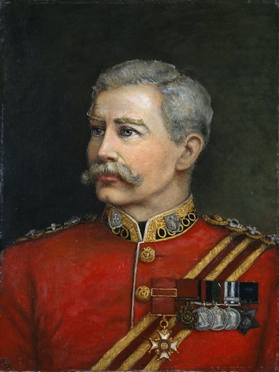Albay Hugh Shaw VC CB, İrlanda Kraliyet Alayı, 1885 by English School