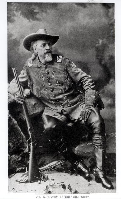 Buffalo Bill olarak da bilinen Albay William Frederick Cody, 1903 by English School