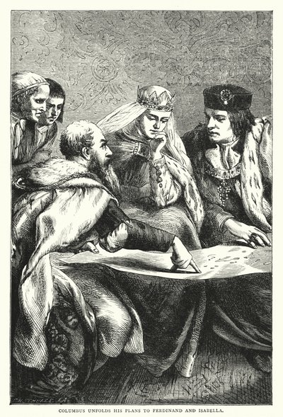 Columbus, Planlarını Ferdinand ve Isabella