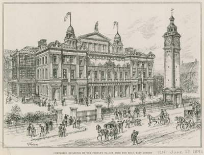 Halk Sarayı, Mile End Road, Doğu Londra'nın tamamlanmış binaları by English School