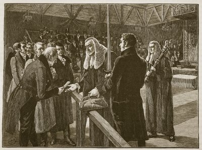 Parlamento Binası arasındaki konferans, 1835, Cassells Illustrated History of England