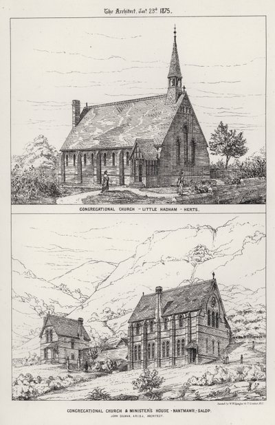 Cemaat Kilisesi, Küçük Hadham, Herts; Cemaat Kilisesi ve Bakan